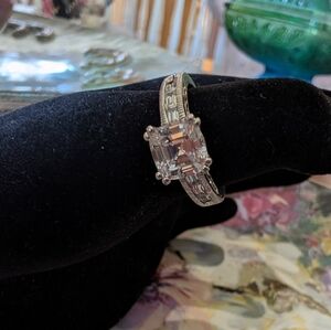 Sterling Silver CZ Women's Ring